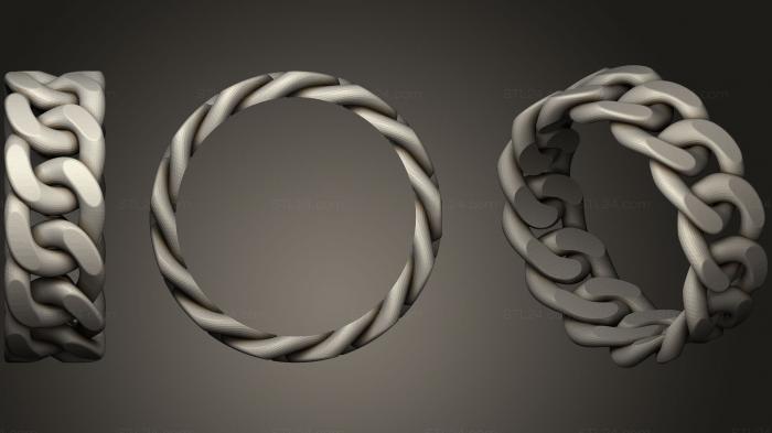 Jewelry rings (Cuban Plain Size10, JVLRP_0327) 3D models for cnc